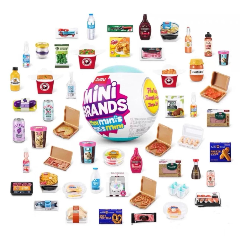 Ornament Ball Set - Mini Brands Fridge Mystery Ball Capsule