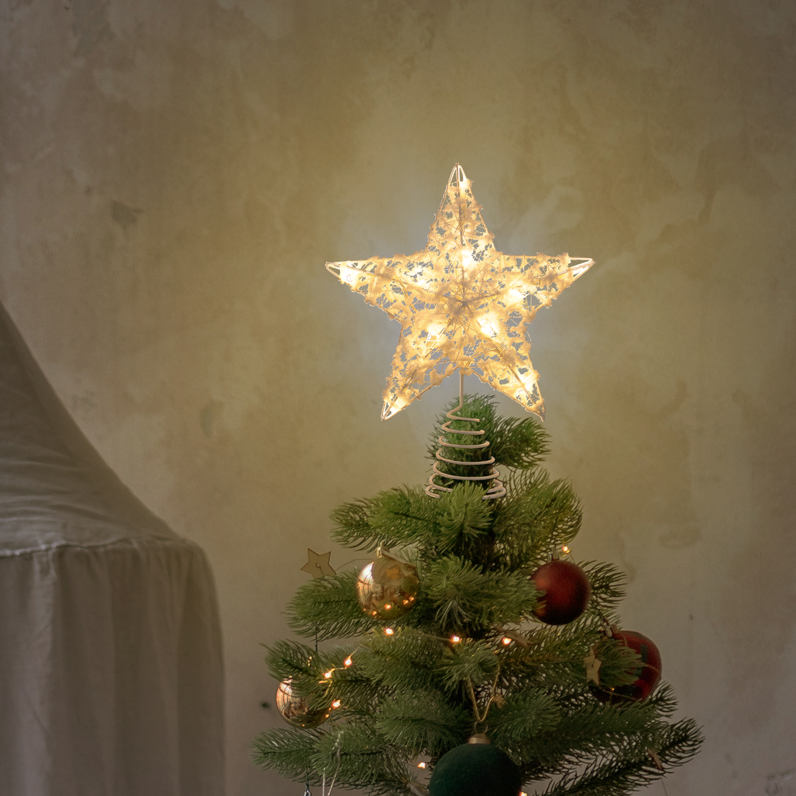 1Pcs Christmas Tree Star Lamp  - đánh giá và giá Star Tree Topper