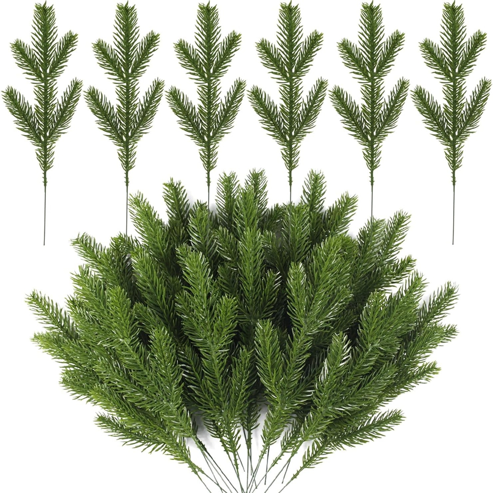 20/50Pcs Artificial Plants Chr - đánh giá và giá Christmas Tree Artificial