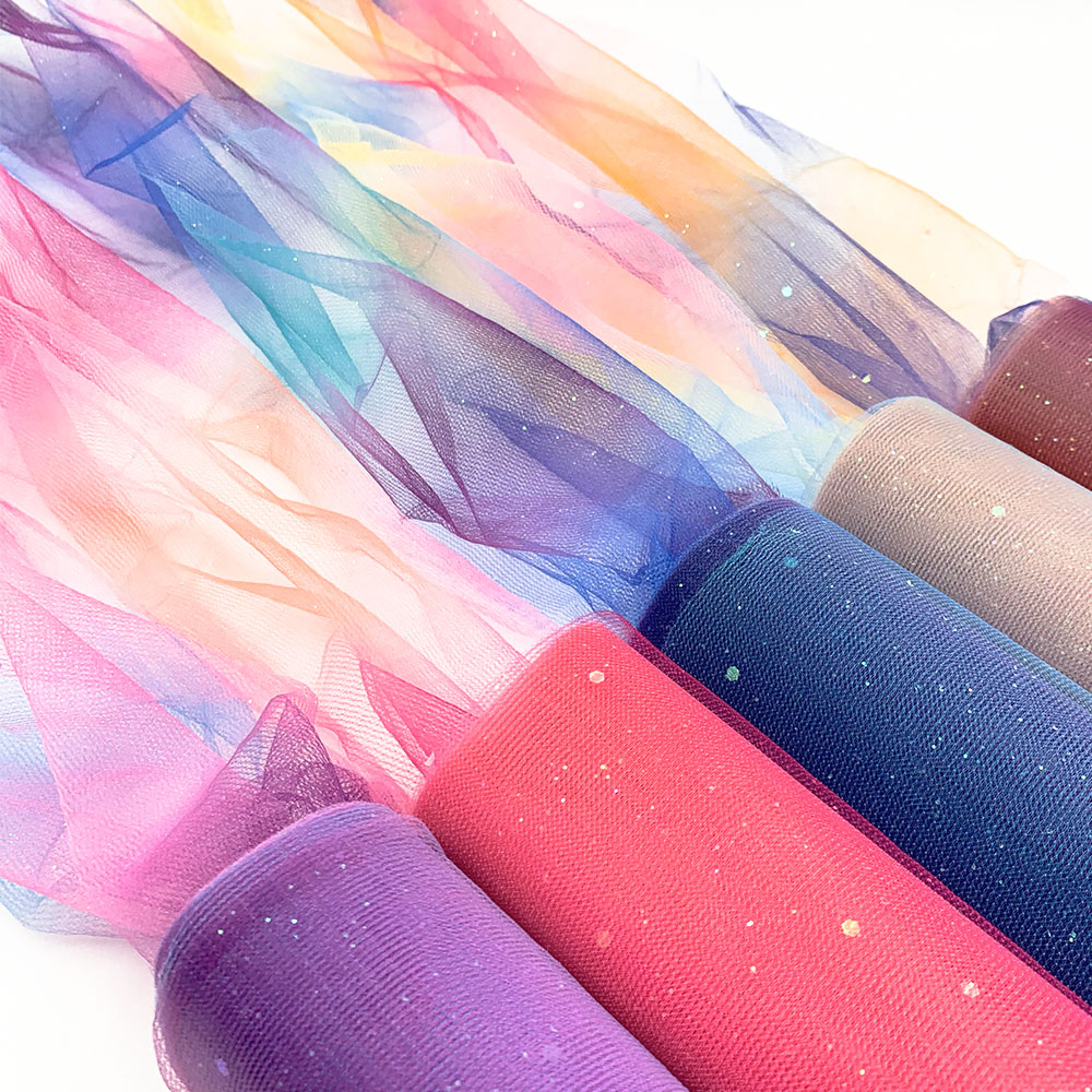 10Yards Rainbow Glitter Tulle  - đánh giá và giá Christmas Table Runner