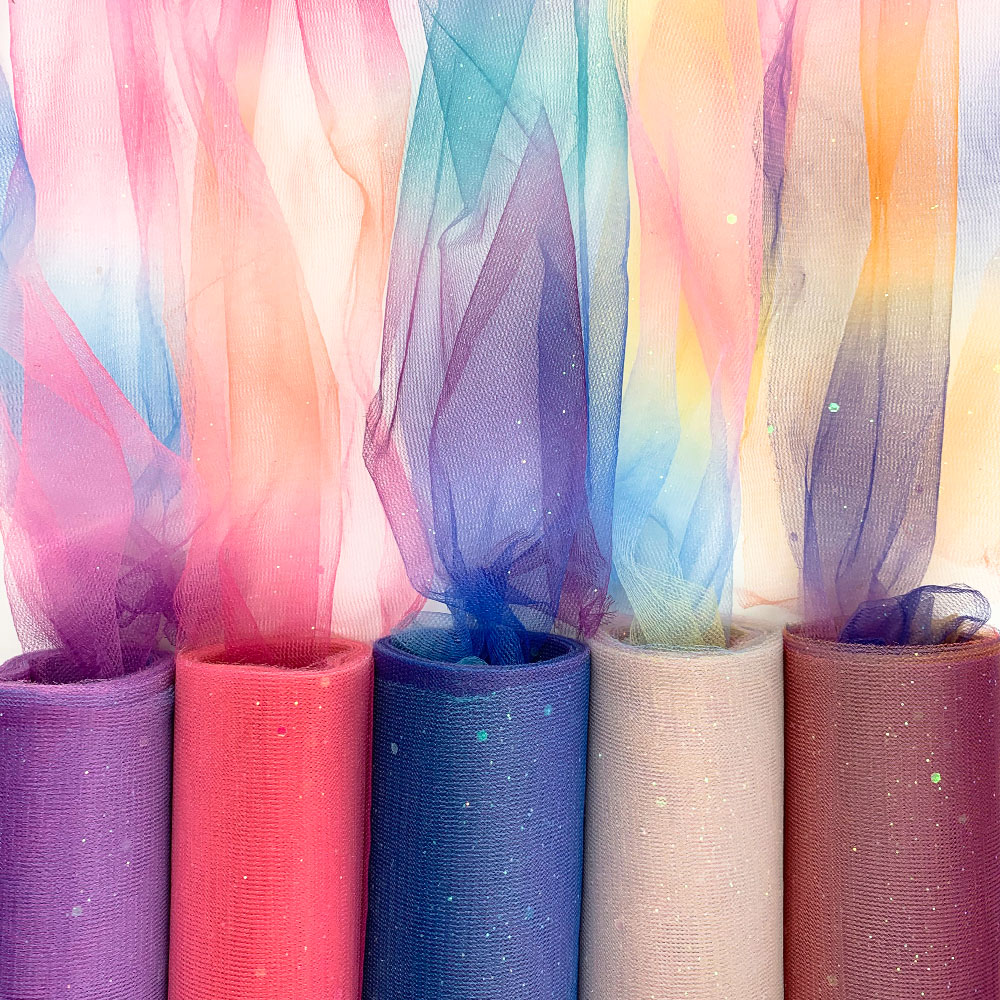 10Yards Rainbow Glitter Tulle  - đánh giá và giá Christmas Table Runner