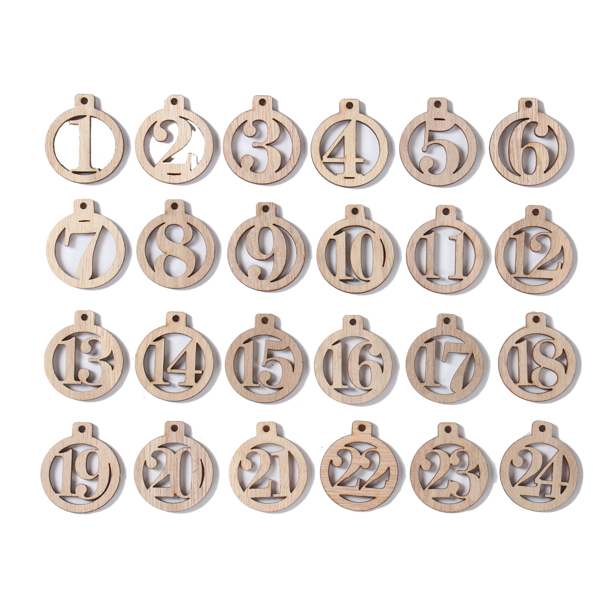 Number 1-25 Digital Wooden Chr - đánh giá và giá Advent Calendar Gift