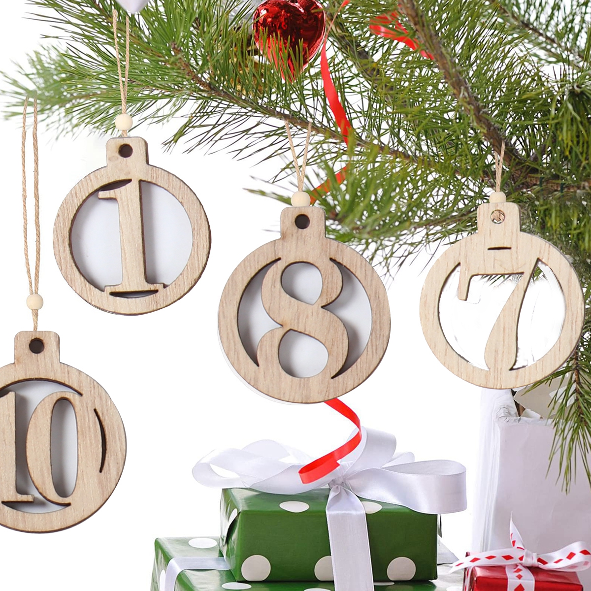 Number 1-25 Digital Wooden Chr - đánh giá và giá Advent Calendar Gift