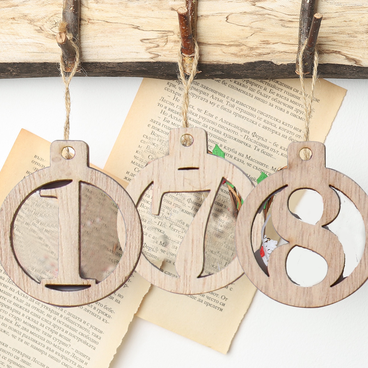 Number 1-25 Digital Wooden Chr - đánh giá và giá Advent Calendar Gift
