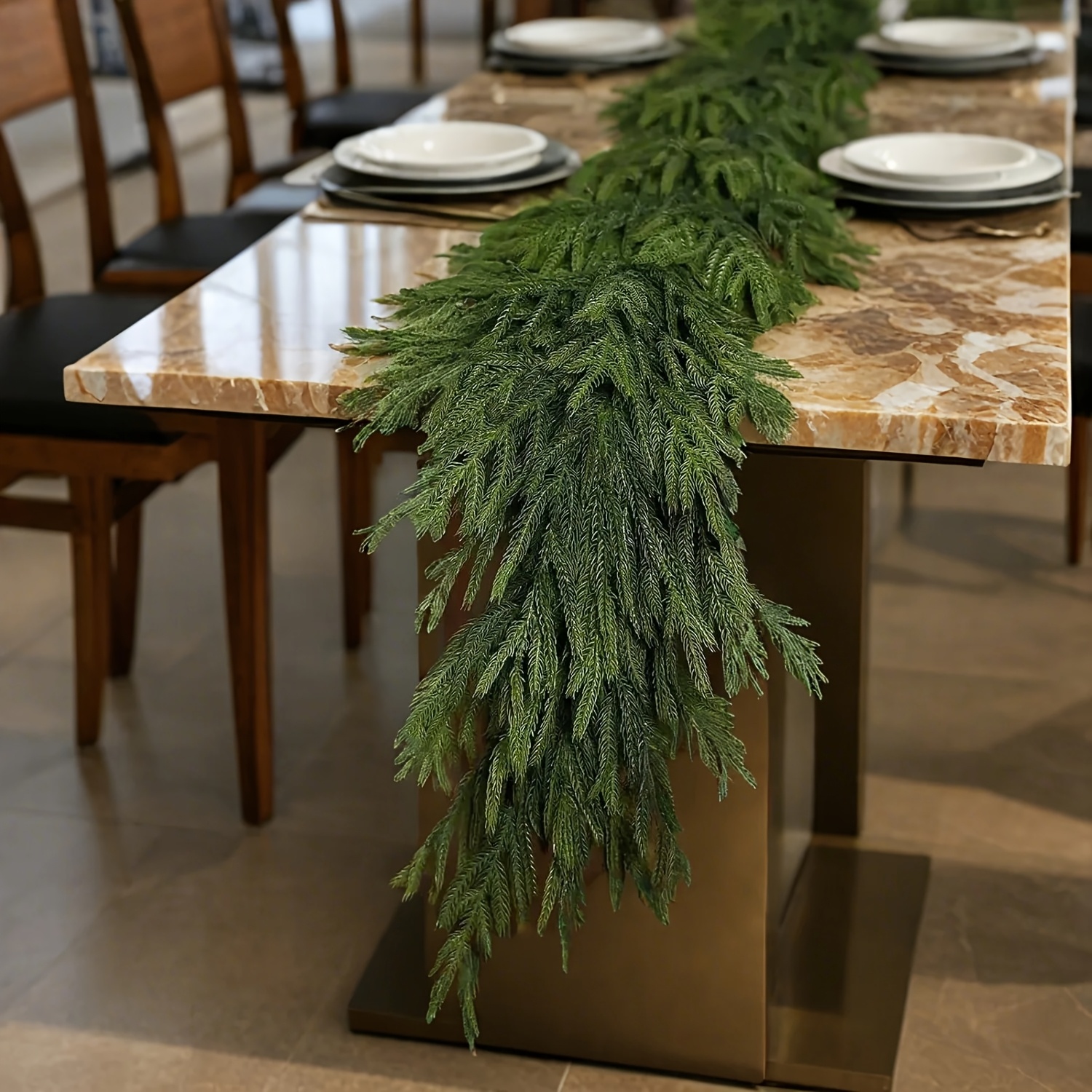 1pc Artificial Norfolk Pine Ch - đánh giá và giá Christmas Wreath Fake