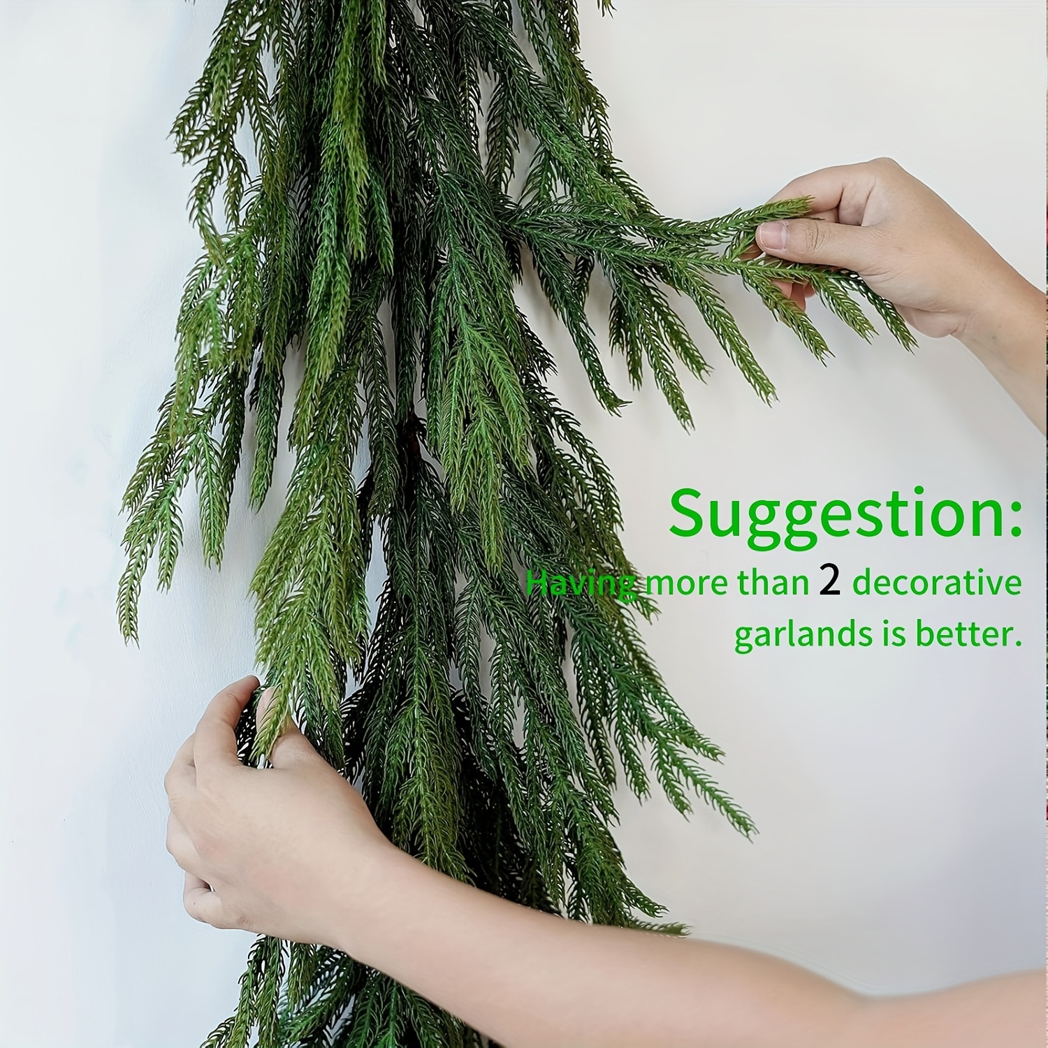 1pc Artificial Norfolk Pine Ch - đánh giá và giá Christmas Wreath Fake