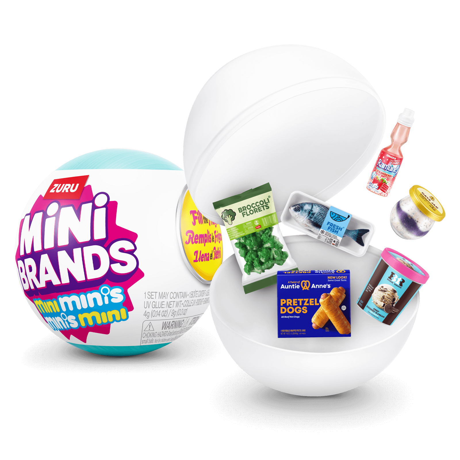 Mini Brands Fridge Mystery Bal - đánh giá và giá Ornament Ball Set