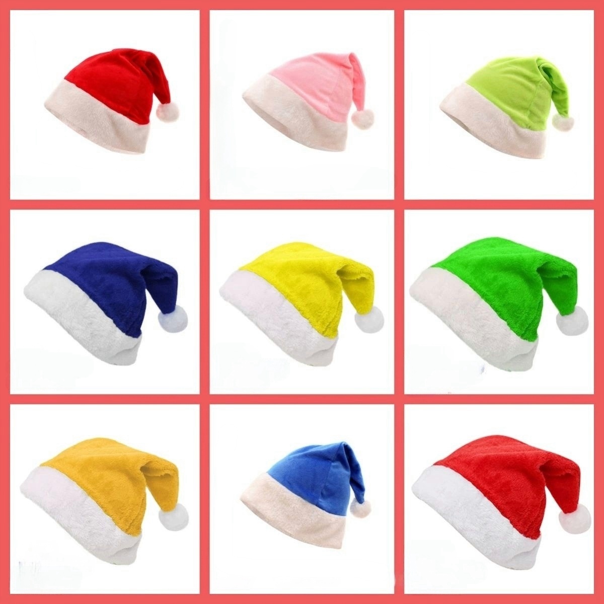 50pcs Christmas Plush Velvet H - đánh giá và giá Santa Hat Plush
