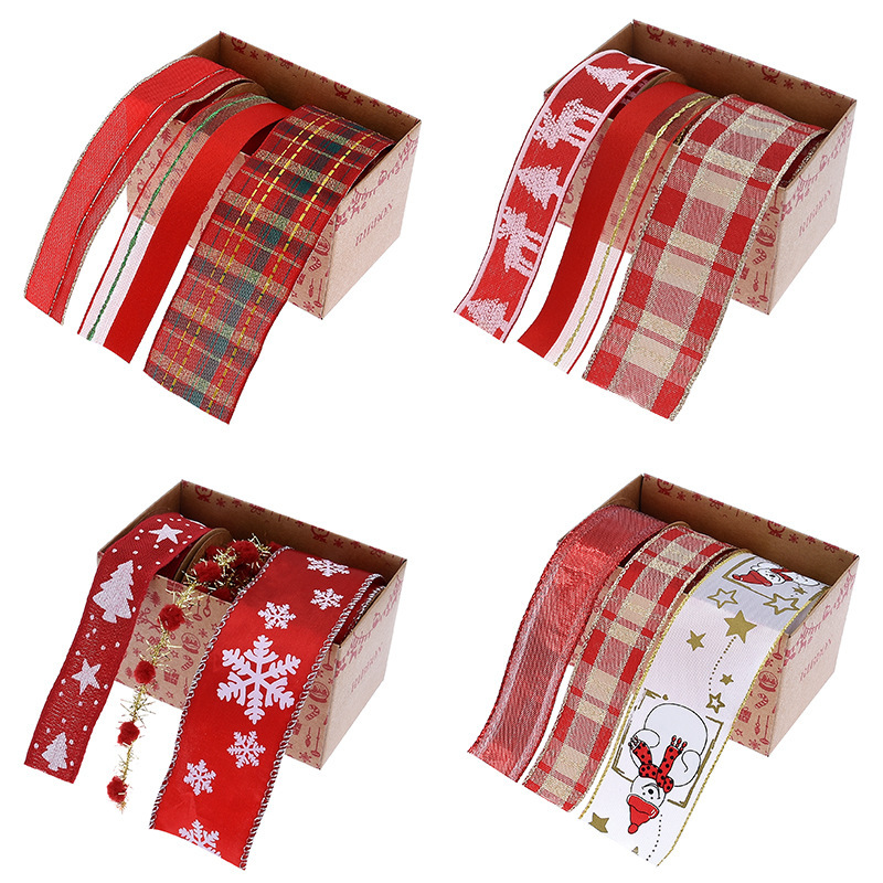 Christmas Ribbon Set Boxed Gif - đánh giá và giá Gift Box Wrap Set