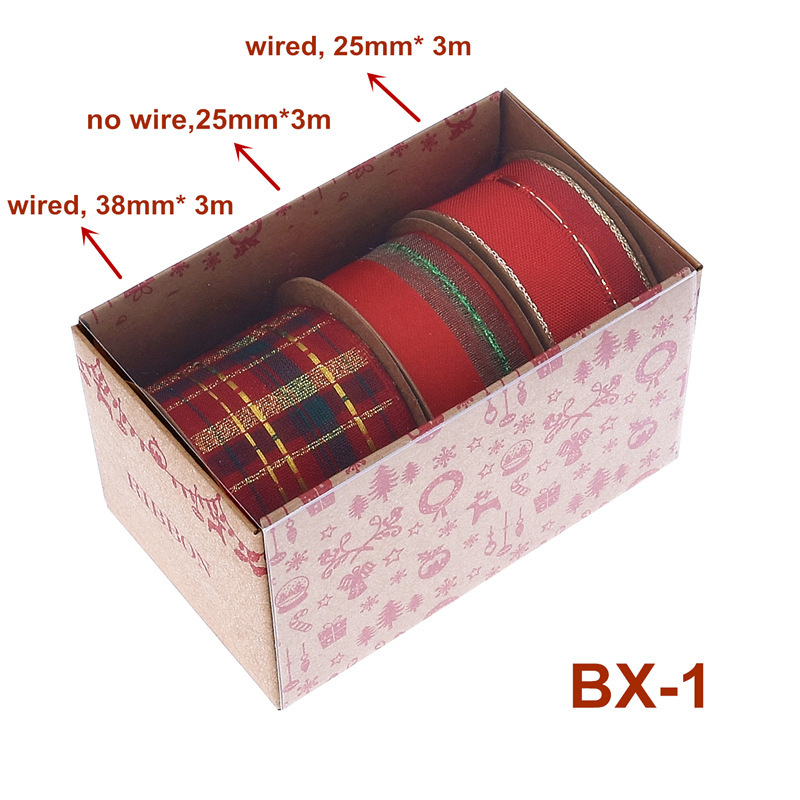 Christmas Ribbon Set Boxed Gif - đánh giá và giá Gift Box Wrap Set