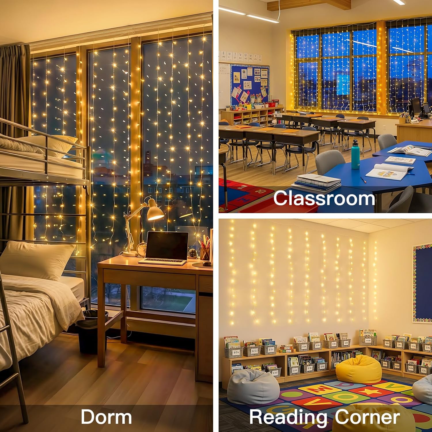 Curtain Lights For Bedroom 200 - đánh giá và giá Led Fairy String Lights