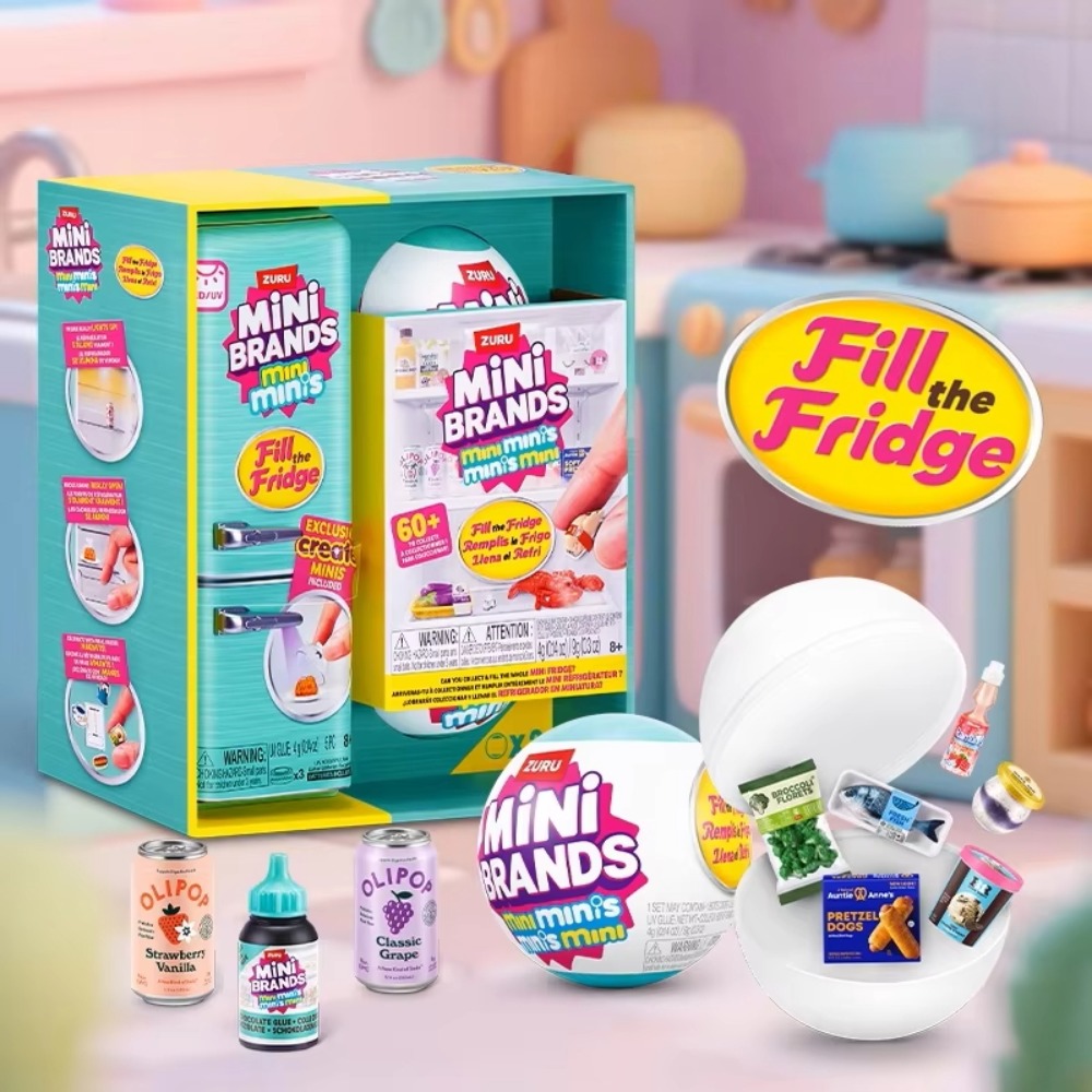 ZURU Mini Brands Refrigerator  - đánh giá và giá Ornament Ball Set