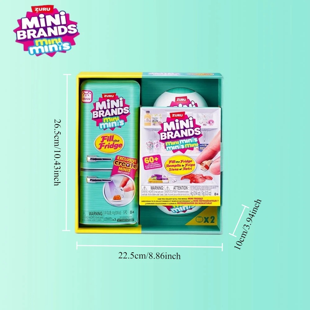 ZURU Mini Brands Refrigerator  - đánh giá và giá Ornament Ball Set