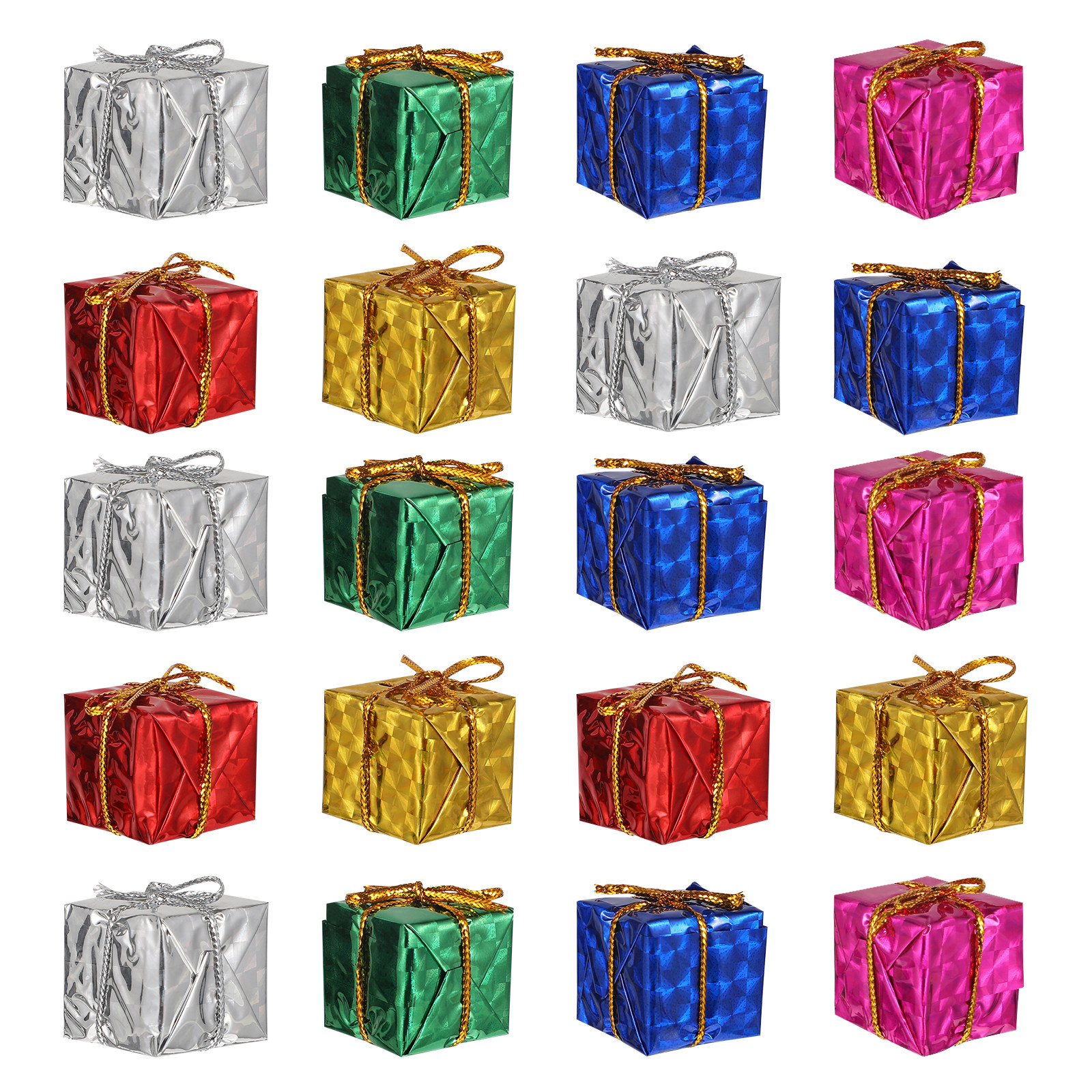 24Pcs Christmas Tree Hanging D - đánh giá và giá Gift Box Wrap Set