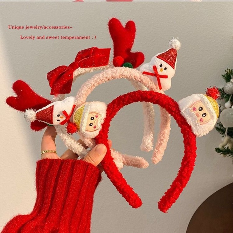 Christmas Santa Cute Bear Plus - đánh giá và giá Reindeer Antlers Headband