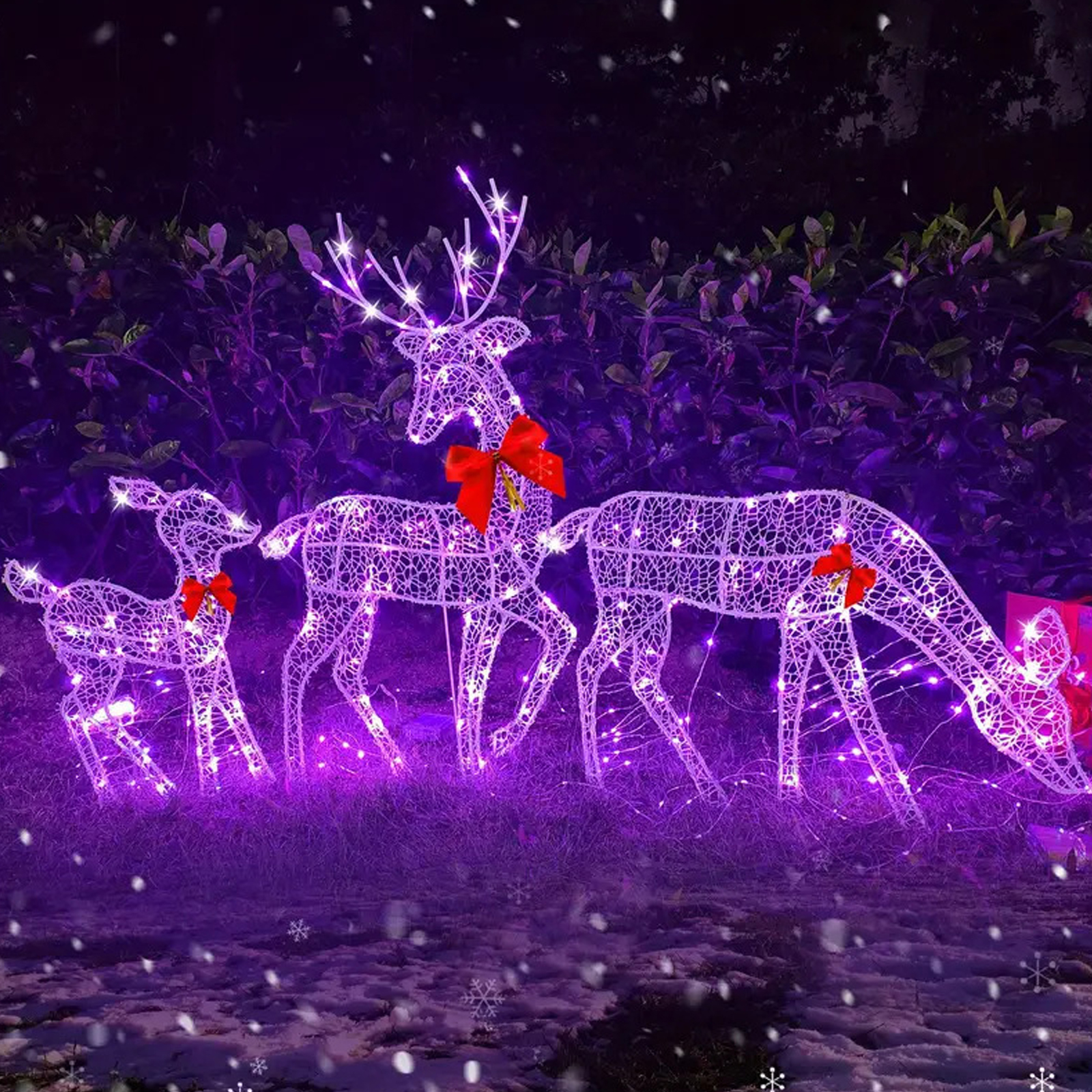 2D Lighted Reindeer Christmas  - đánh giá và giá Christmas Lights Outdoor