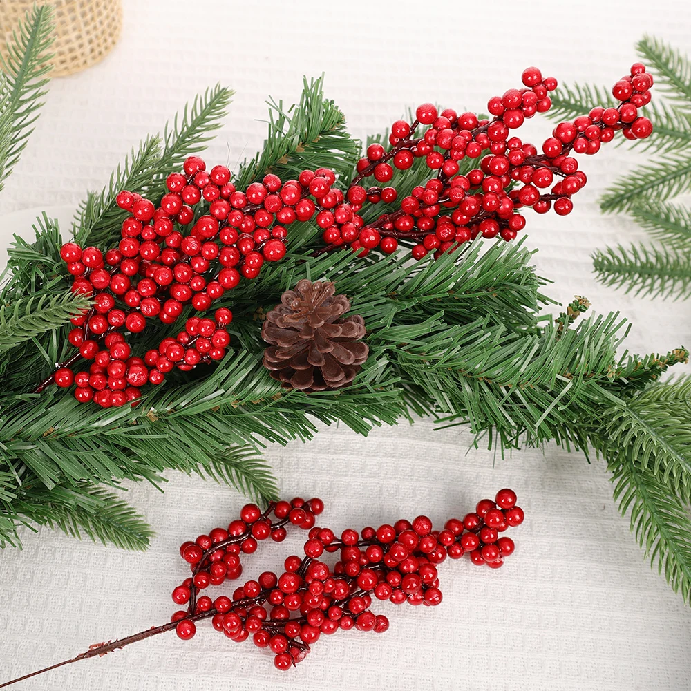 10/1Pcs Artificial Red Berries - đánh giá và giá Christmas Tree Artificial