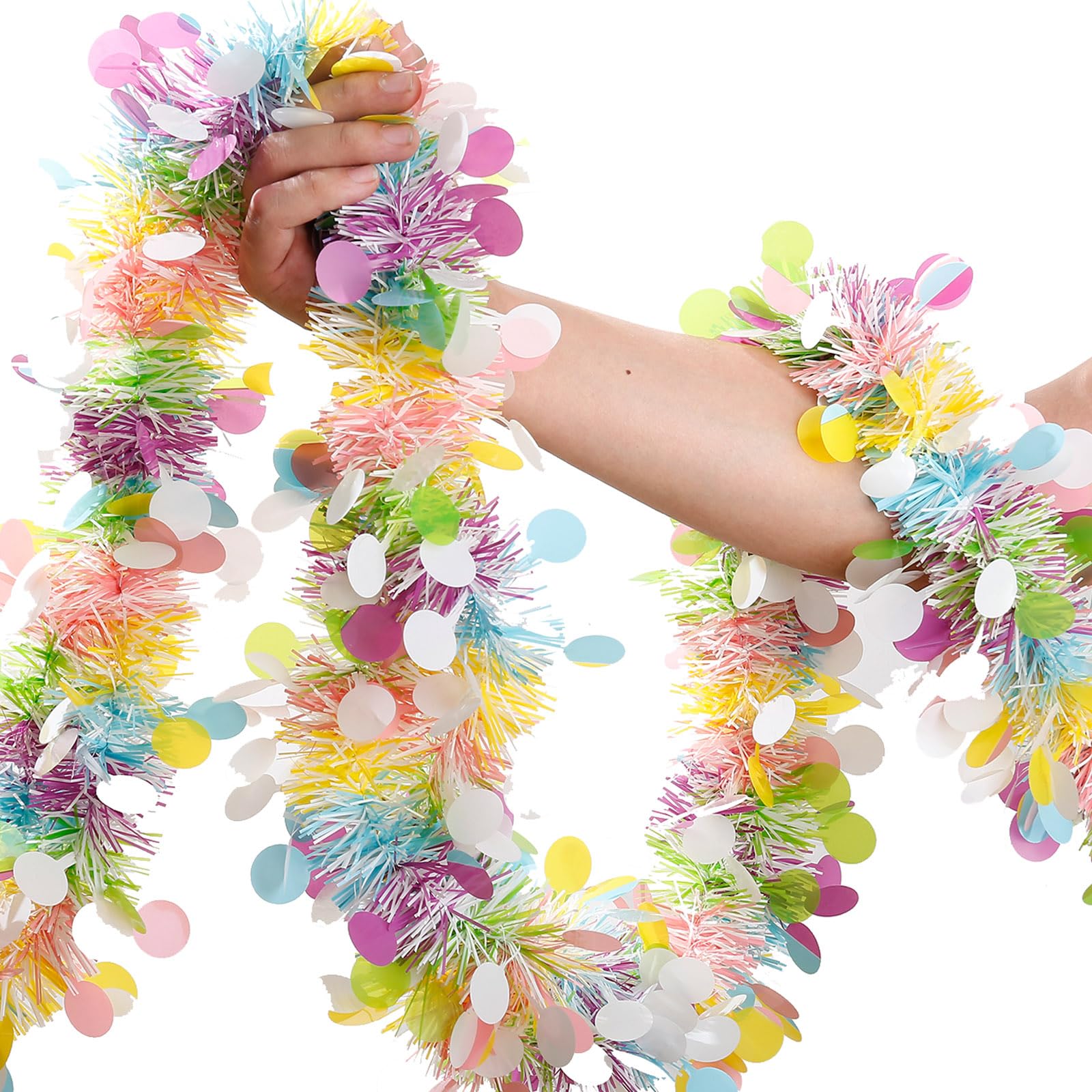 Easter Garland Decor 2PCS Glit - đánh giá và giá Tinsel Garland Decoration