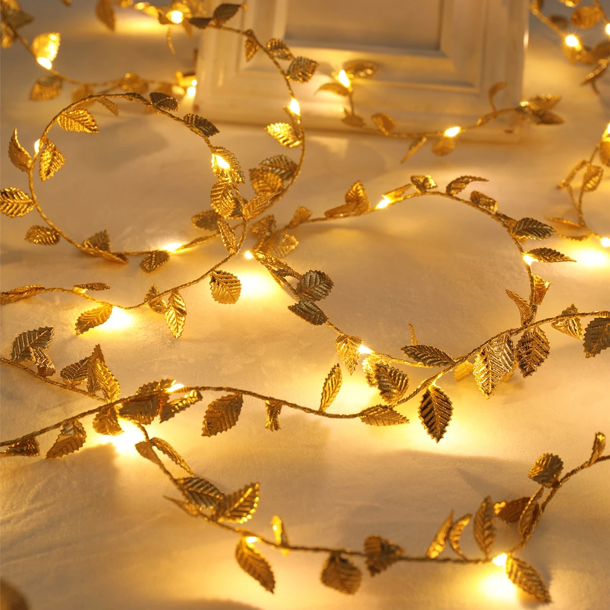 LED Golden Leaves String Light - đánh giá và giá Led Fairy String Lights
