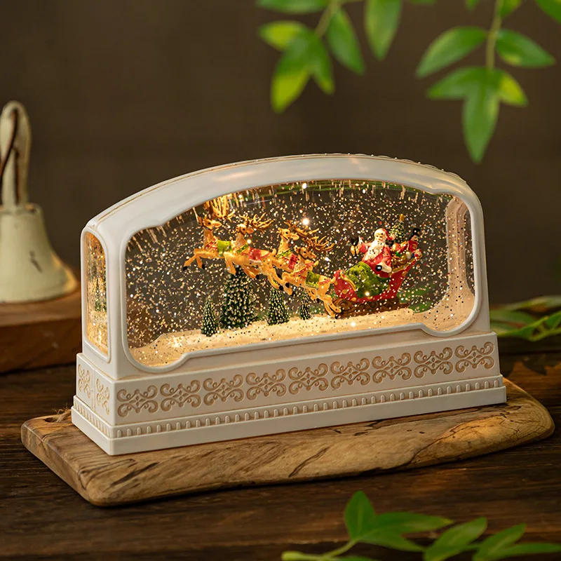 Rectangular Resin Snow Globe M - đánh giá và giá Snow Globe Musical