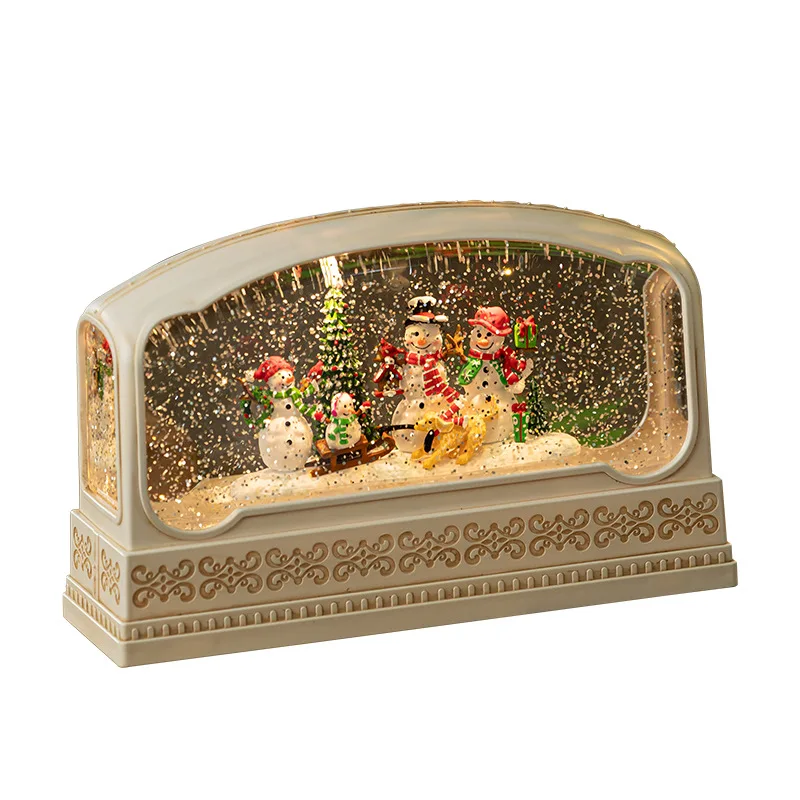 Rectangular Resin Snow Globe M - đánh giá và giá Snow Globe Musical