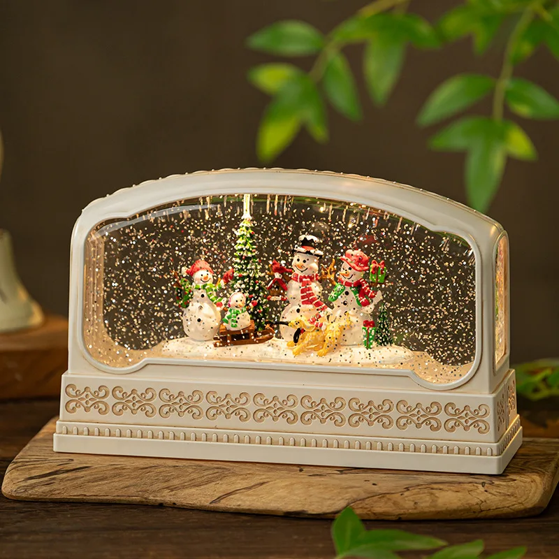 Rectangular Resin Snow Globe M - đánh giá và giá Snow Globe Musical