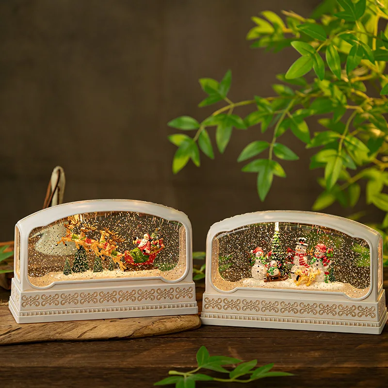 Rectangular Resin Snow Globe M - đánh giá và giá Snow Globe Musical