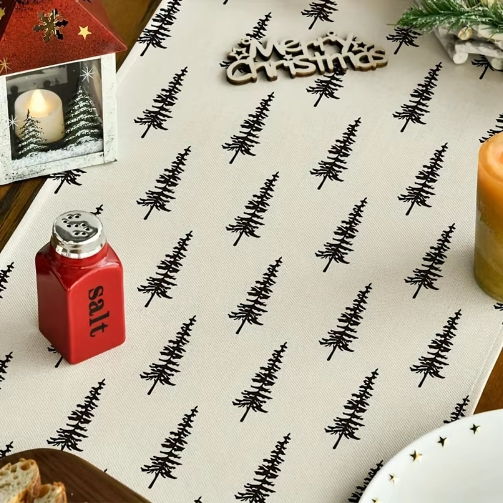 Minimalist Christmas Tree Tabl - đánh giá và giá Christmas Table Runner