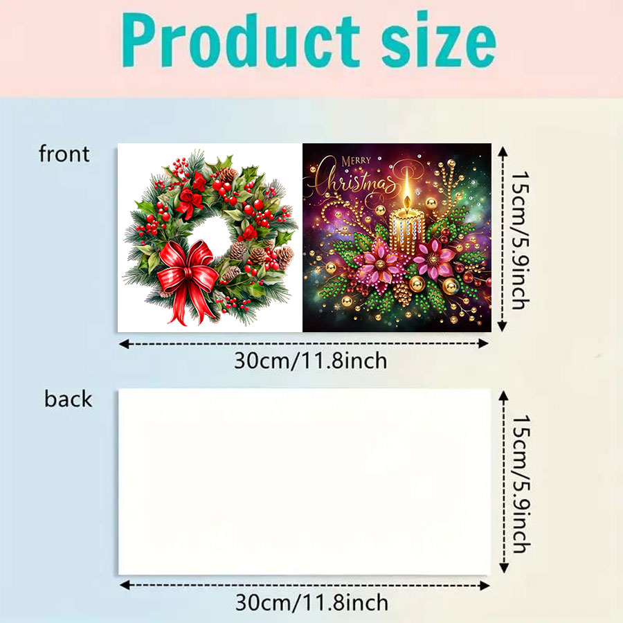 6-piece Christmas diamond pain - đánh giá và giá Holiday Candle Set