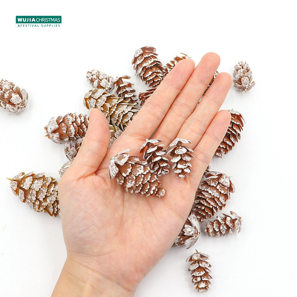 24Pcs Christmas Fake Pine Cone - đánh giá và giá Christmas Wreath Fake