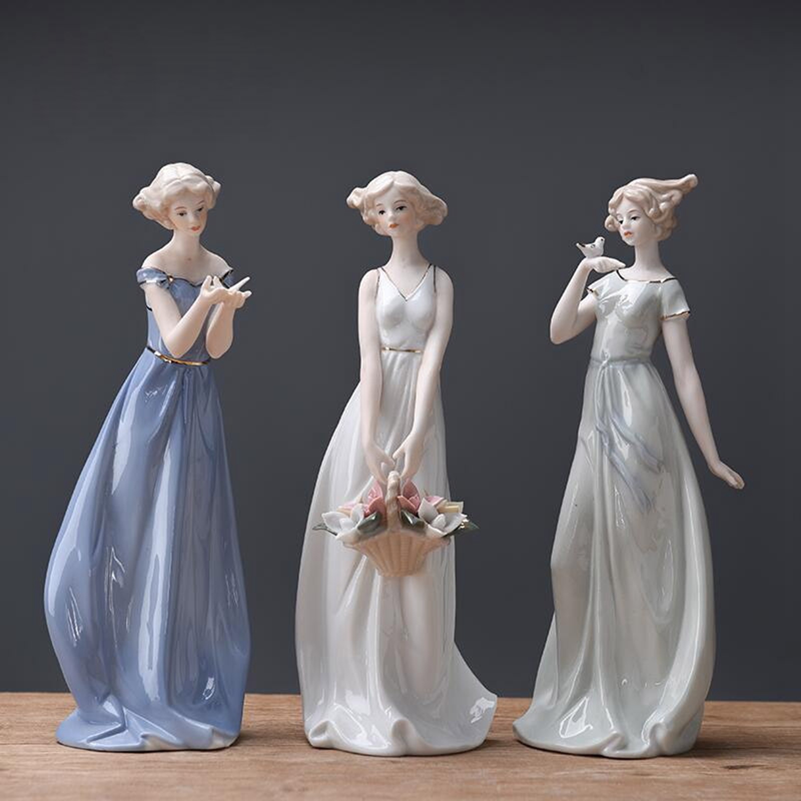 Porcelain Lady Statue Centerpi - đánh giá và giá Nutcracker Figurine
