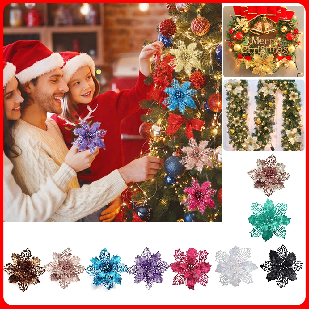 9cm Glitter Artifical Christma - đánh giá và giá Christmas Wreath Fake