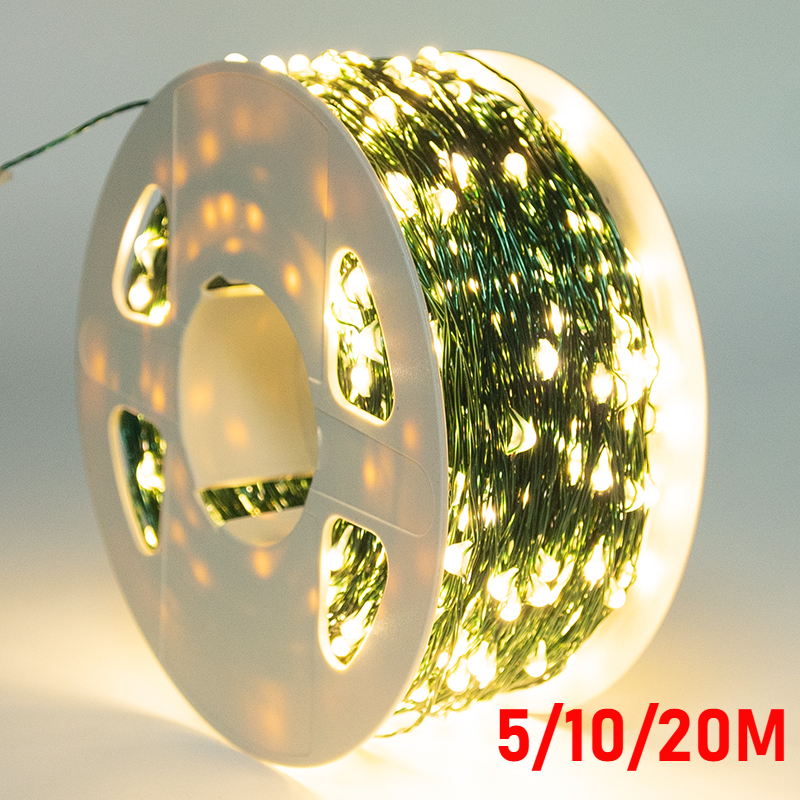 5M/10M/20M LED Copper Wire Str - đánh giá và giá Led Fairy String Lights