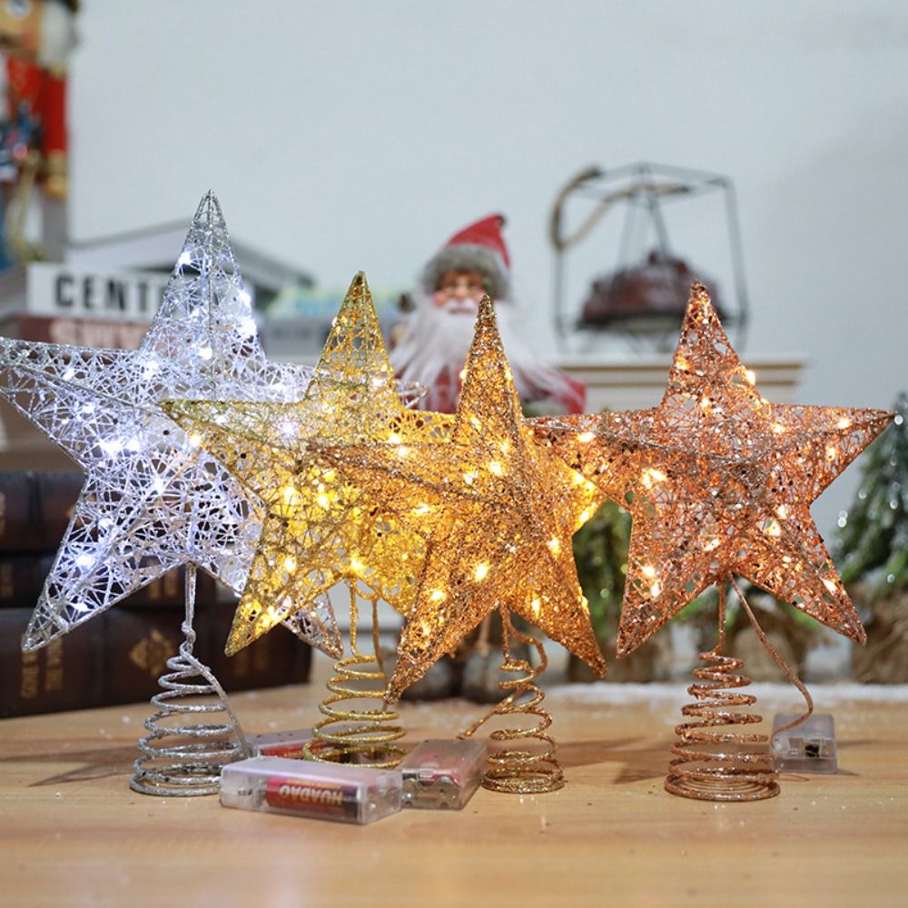 Creative Five-pointed Star LED - đánh giá và giá Star Tree Topper
