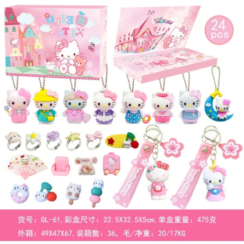 24pcs Cartoon Sanrios Anime He - đánh giá và giá Advent Calendar Gift