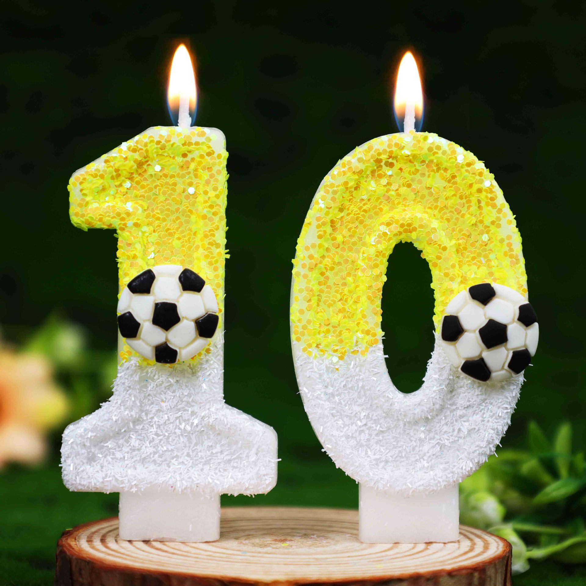 Yellow White Sequins Sports Fo - đánh giá và giá Holiday Candle Set
