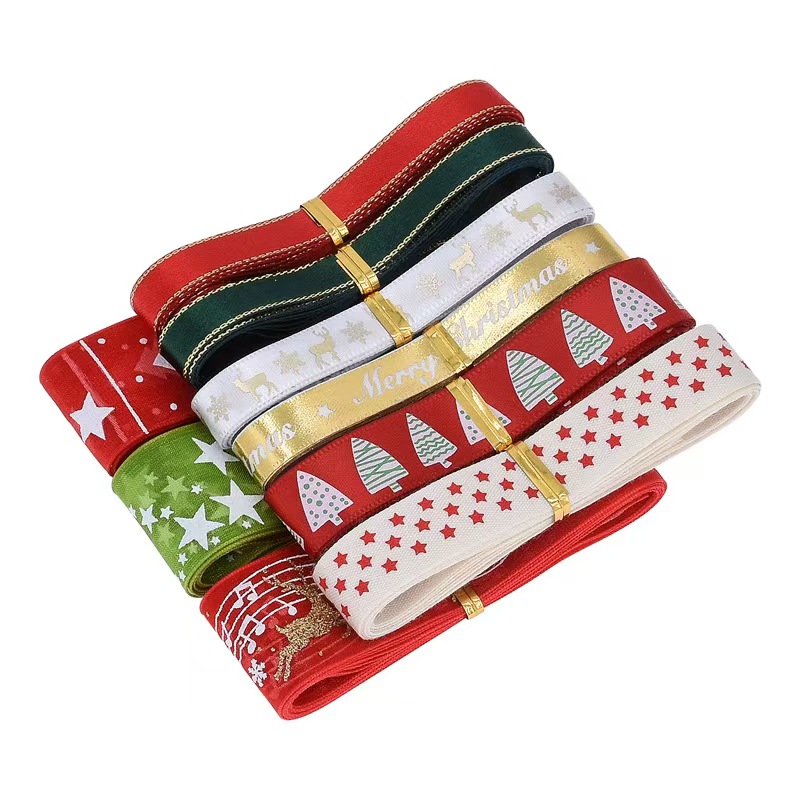 9pcs Christmas Ribbons Set Fes - đánh giá và giá Gift Box Wrap Set