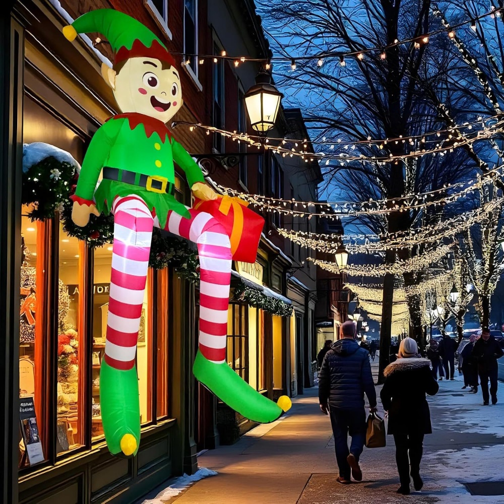 8FT Christmas Inflatables Sitt - đánh giá và giá Christmas Lights Outdoor