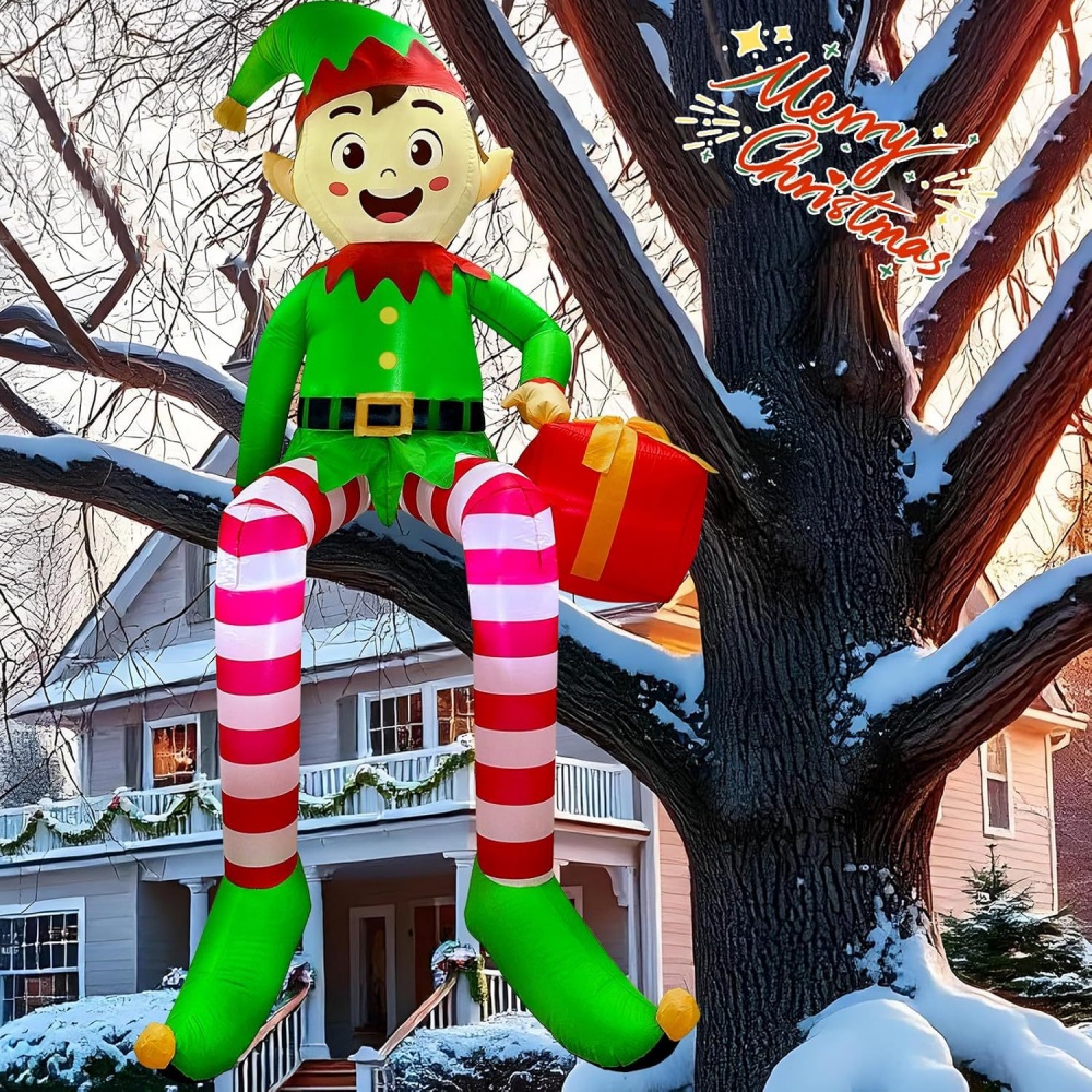 8FT Christmas Inflatables Sitt - đánh giá và giá Christmas Lights Outdoor