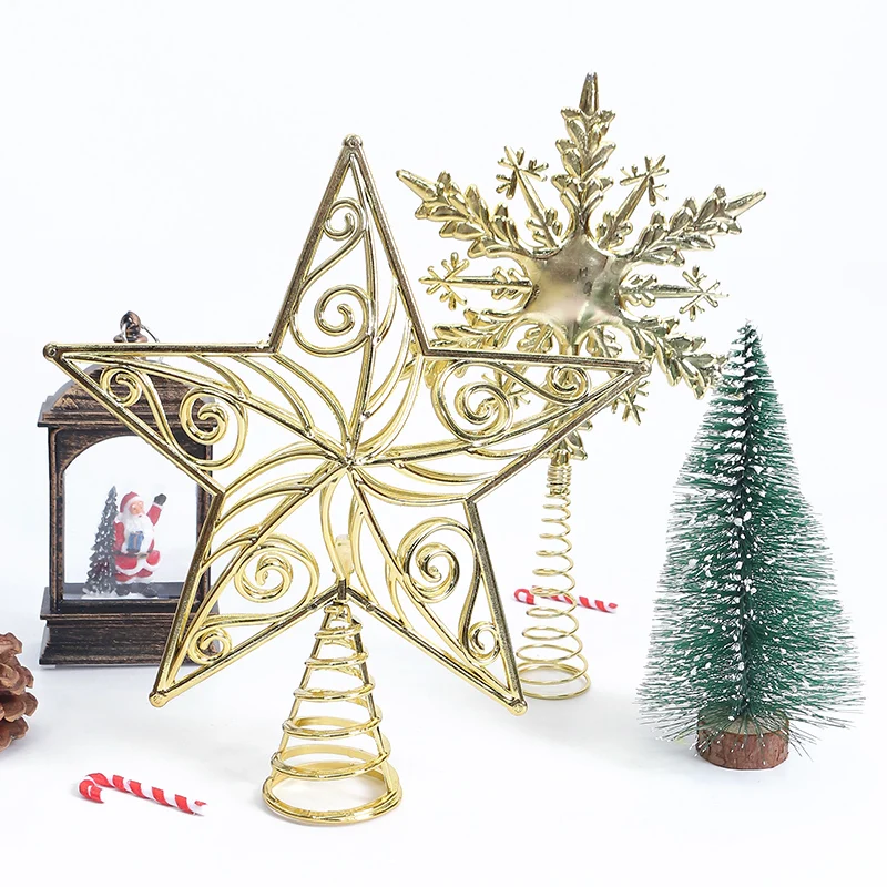 Gold Glitter Metal Tree Topper - đánh giá và giá Star Tree Topper
