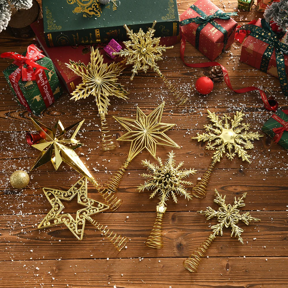 Gold Glitter Metal Tree Topper - đánh giá và giá Star Tree Topper