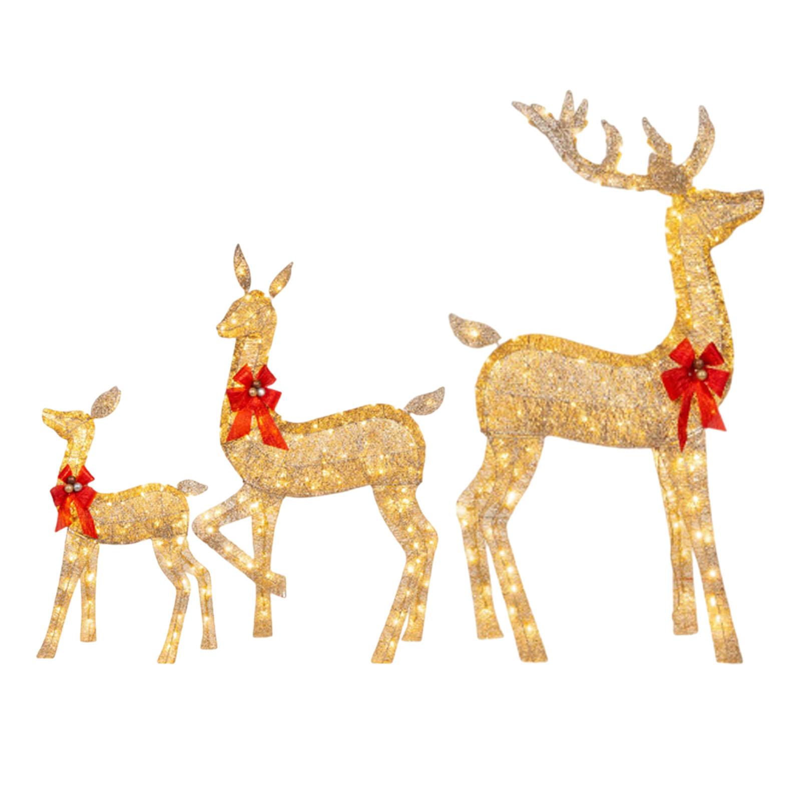 Christmas Lighted Reindeers Fa - đánh giá và giá Christmas Lights Outdoor
