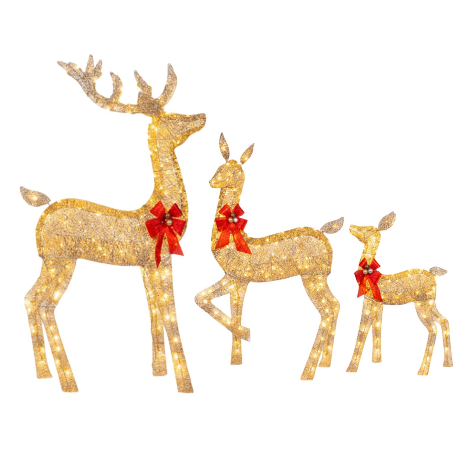 Christmas Lighted Reindeers Fa - đánh giá và giá Christmas Lights Outdoor