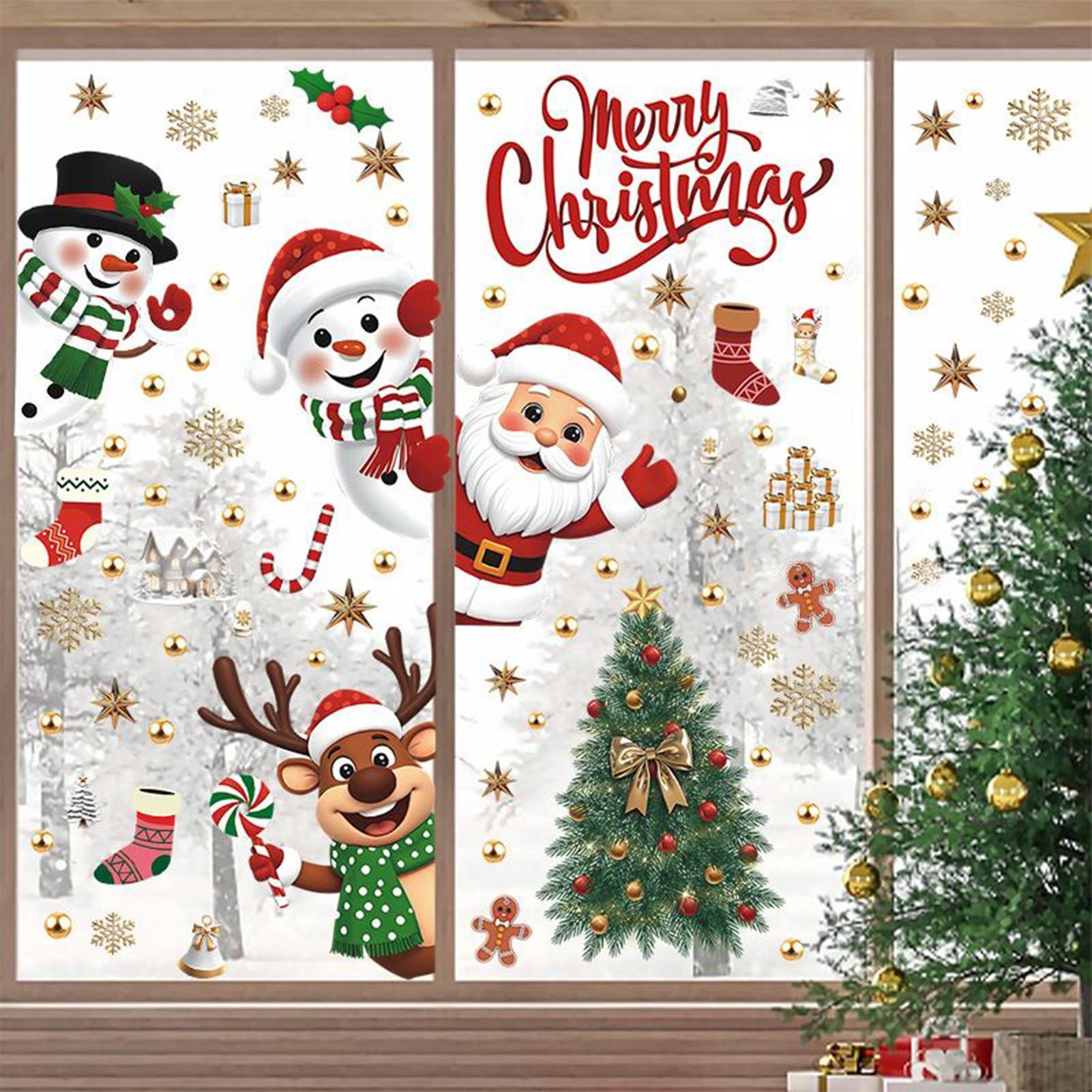 Christmas Window Decals Holida - đánh giá và giá Snowflake Window Decal