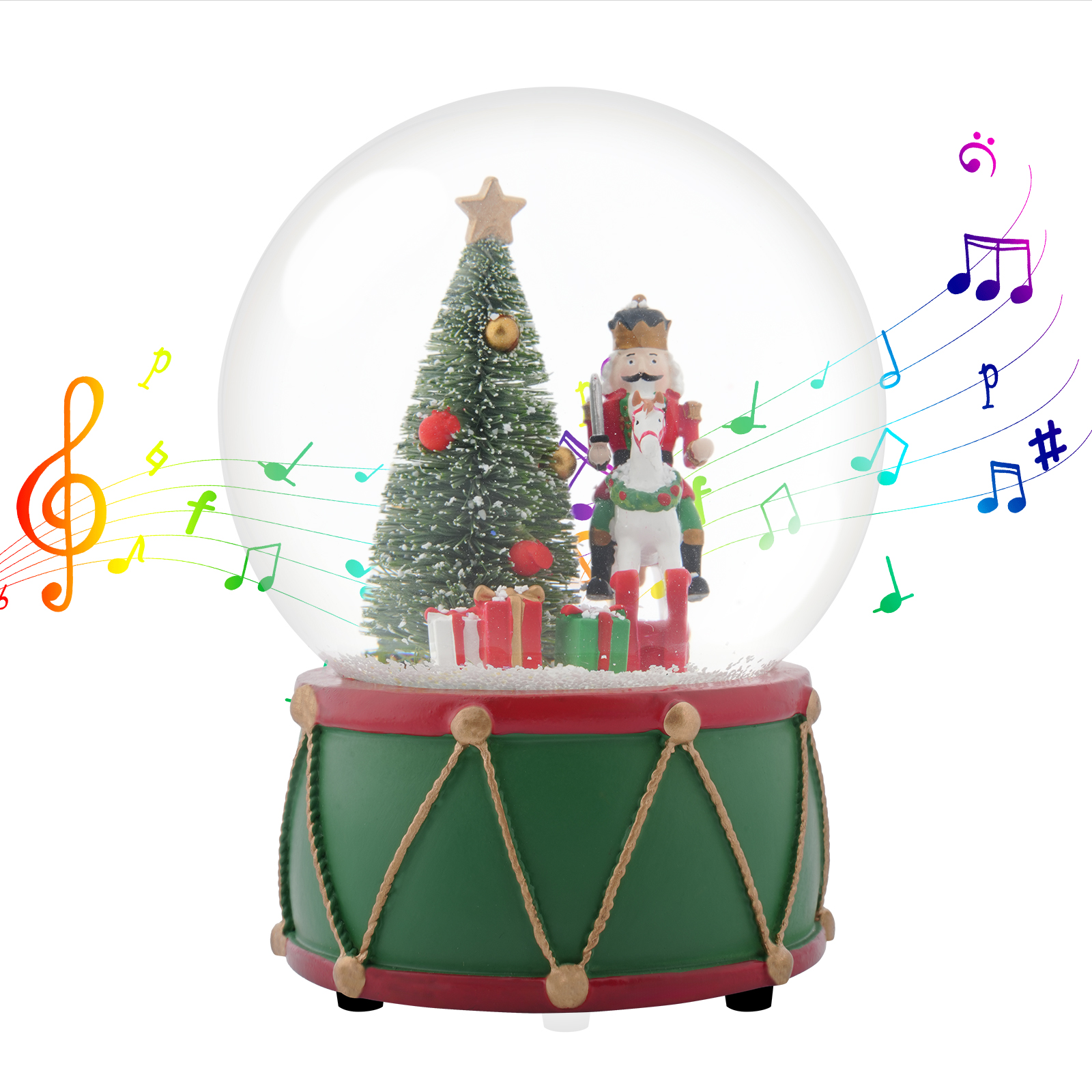 Christmas Music Snow Globe wit - đánh giá và giá Snow Globe Musical