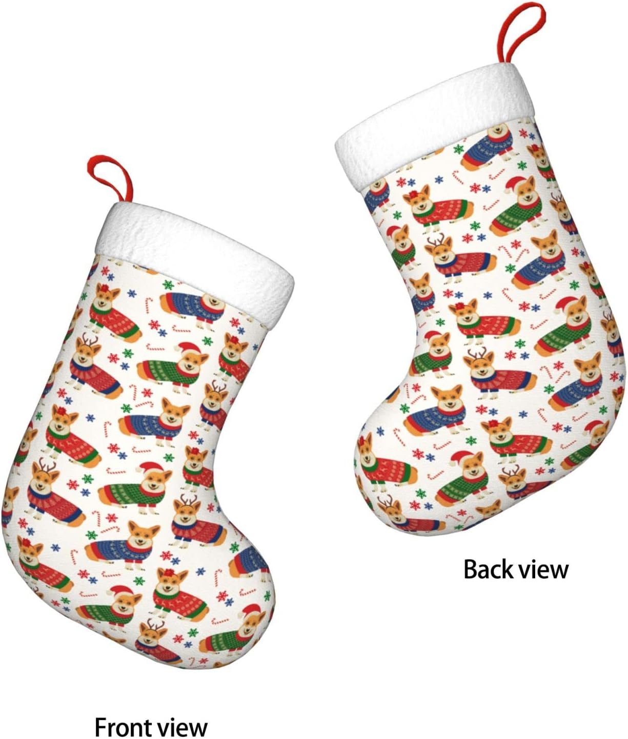 Christmas Corgi Dog Christmas  - đánh giá và giá Christmas Stocking Hanging