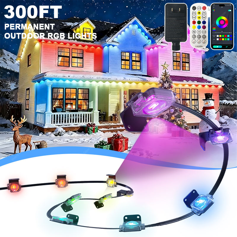 Permanent Outdoor Eave Lights  - đánh giá và giá Led Fairy String Lights