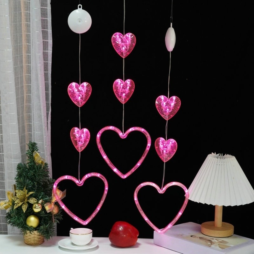 Creative Heart Curtain Fairy L - đánh giá và giá Led Fairy String Lights