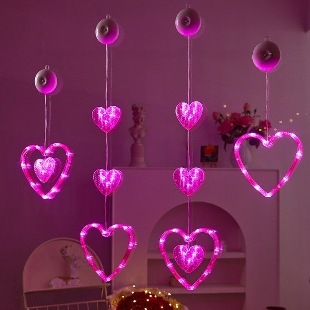 Creative Heart Curtain Fairy L - đánh giá và giá Led Fairy String Lights