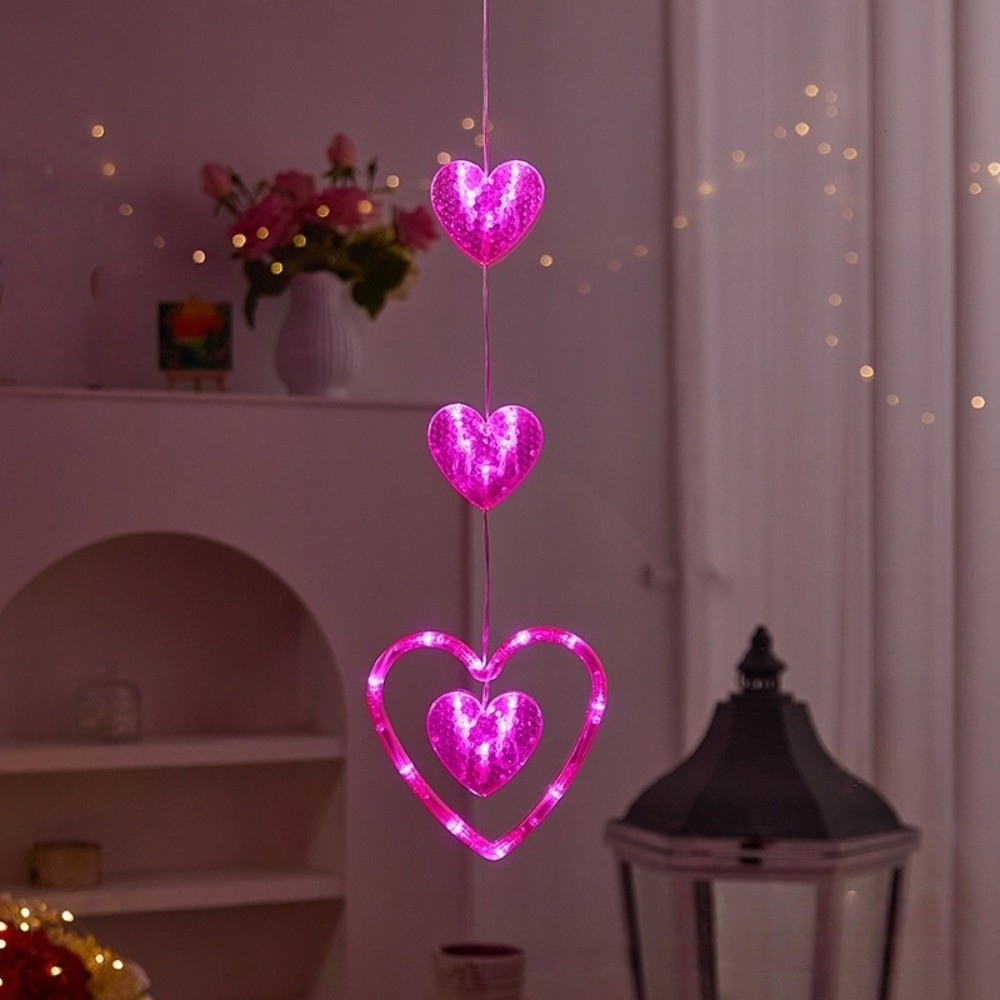 Creative Heart Curtain Fairy L - đánh giá và giá Led Fairy String Lights